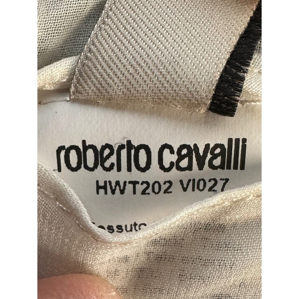 Roberto‎ Cavalli Black Straight Leg Tailored Trousers Pants IT 42 - Picture 5 of 7